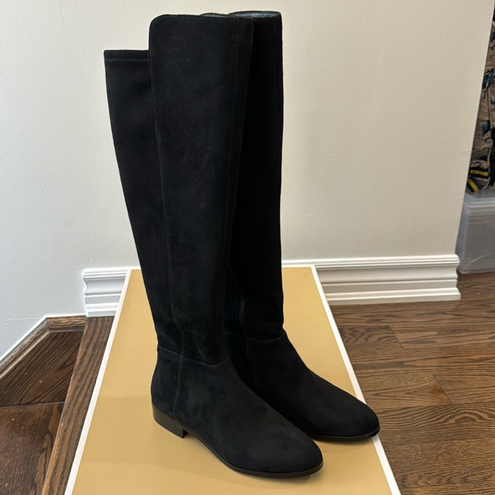 Michael Kors Bromley Suede knee high boots